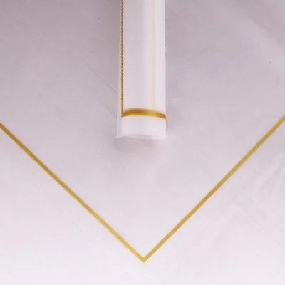 golden 58x58 см, 20 шт./лот, водонепроницаемая наполовину прозрачная Корейская оберточная бумага для цветов, декоративная бумага для флористов, товары для цветов - Цвет: golden