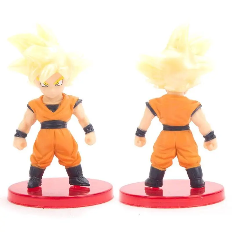 21 шт./компл. Dragon Ball Z фигурка Супер Саян Сон Гоку Роза Вегета Torankusu фигурка модель игрушка; подарок