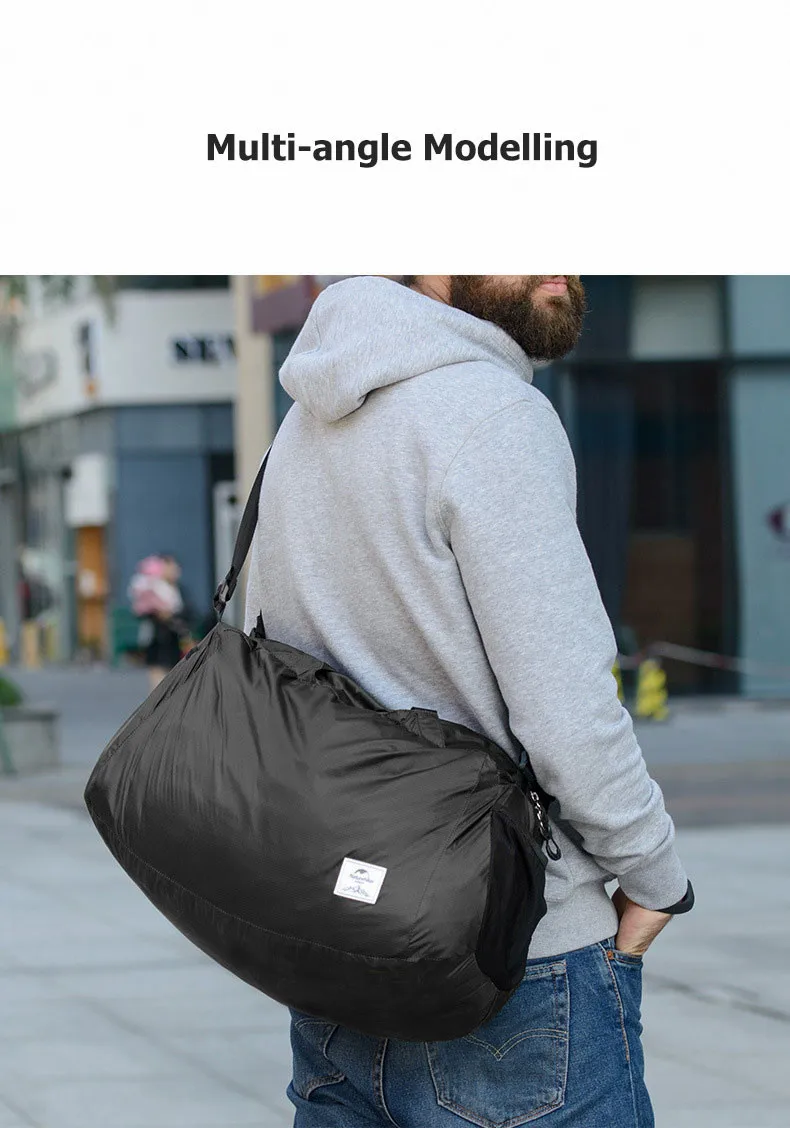 Naturehike модернизированная 32L хранение дорожных сумок сумка 145 г 20D Кремниевая клетчатая ткань Сверхлегкая Портативная Складная спортивная сумка