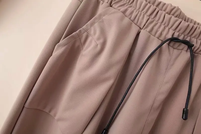 2019 плюс размер женские шаровары весенняя одежда повседневные Модные свободные