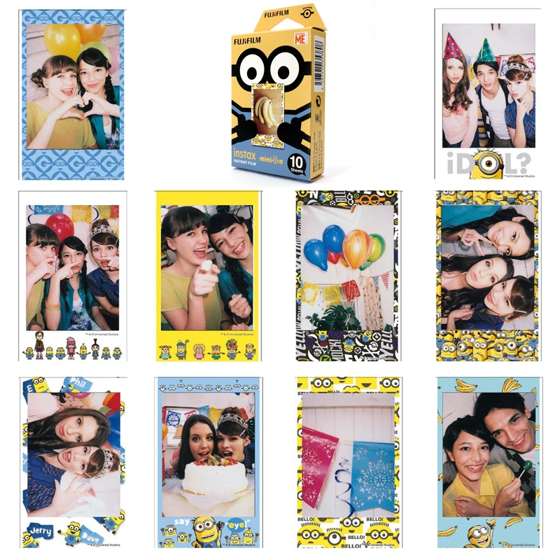 Fujifilm Instax Mini 8 Плёнки Миньон DMF ME3 желтый банан 30 листов для Fuji Instant фото фильм Камера