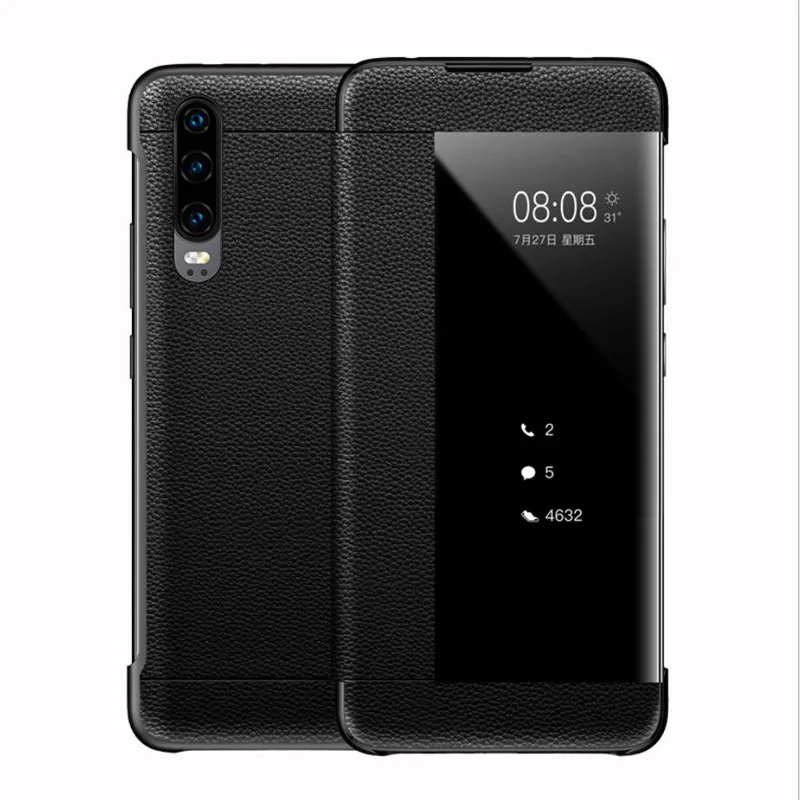 Для huawei p30 Чехол подставка изысканный чехол для телефона Стиль чехол для Para huawei p30 pro чехол из натуральной кожи