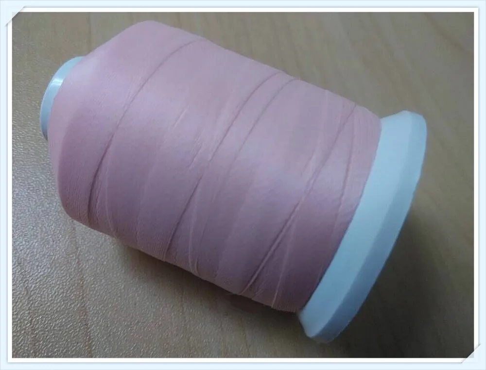 Ярко розовая мини катушка 1000 м 100% нейлон светится в темноте светящаяся нить с