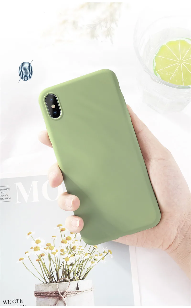 Роскошный мягкий силиконовый чехол для iPhone XS Max XR X 10 iPhone 8 7 8Plus 7Plus iPhone 6S 6 S 6Plus
