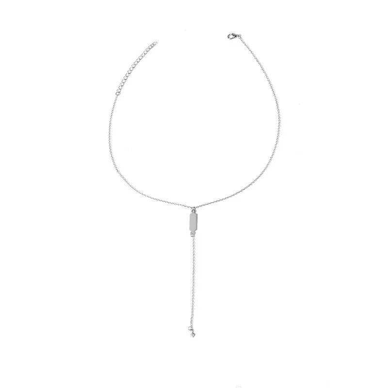 [JIMORE] Цепи Ожерелье Ювелирные Изделия Геометрическая Форма Макси Colar для Женщин