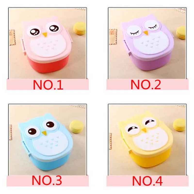 Милая миска для ланча в виде совы конфетных цветов чехол микроволновой печи