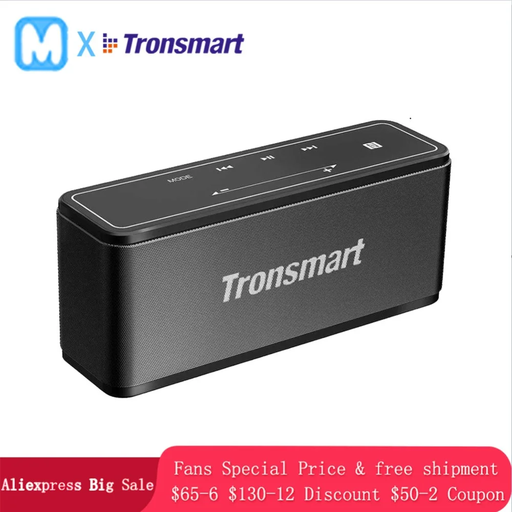 Tronsmart Element Mega Bluetooth динамик беспроводной динамик 3D цифровой звук TWS выход NFC 20 м портативный динамик MicroSD карта