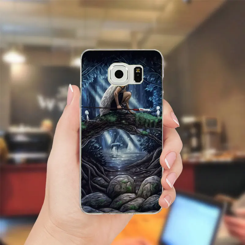 Hot Princess Mononoke Lovely Slim Soft TPU Phone Case for Samsung Galaxy Note 2 3 4 5 8 S2 S3 S4 S5 Mini S6 S7 S8 S9 Edge Plus | Мобильные