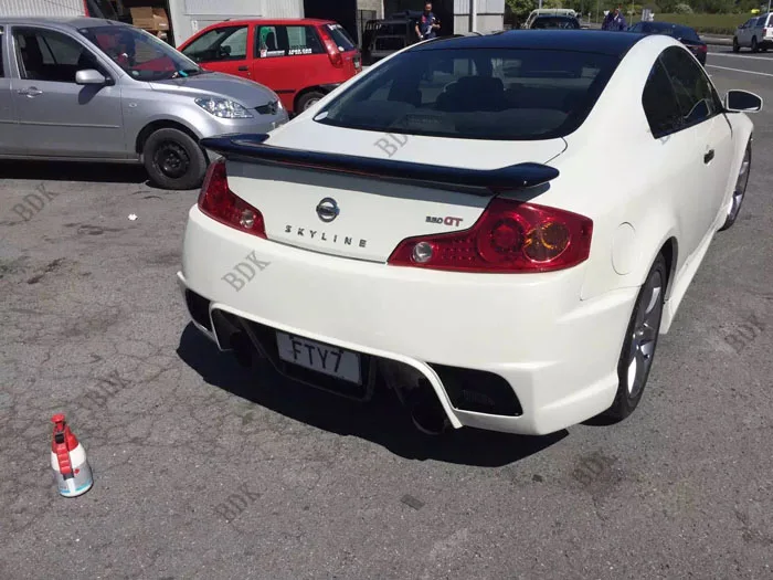 Подходит для Infiniti 350GT Coupe G35 задний спойлер из углеродного волокна заднего