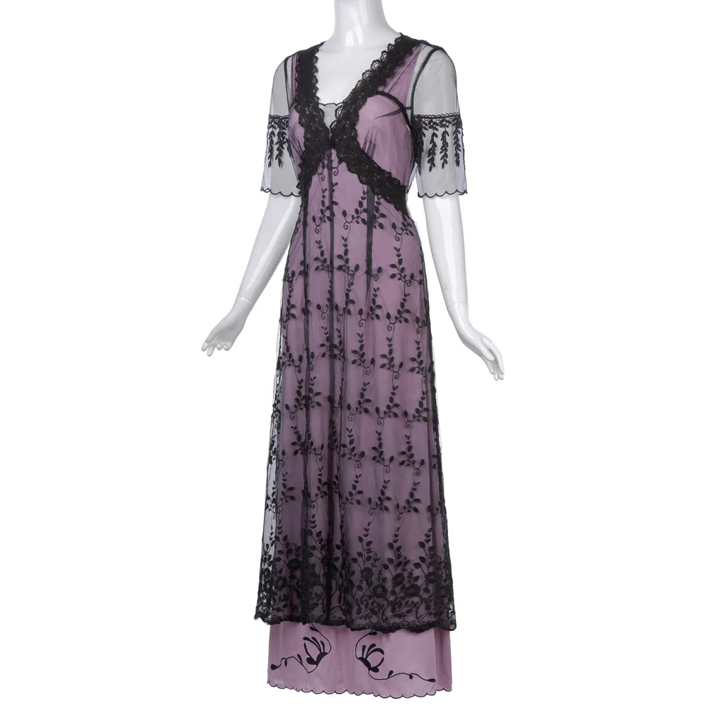 Belle Poque сексуальные женские платья в стиле ретро 40s 50s винтажные викторианском