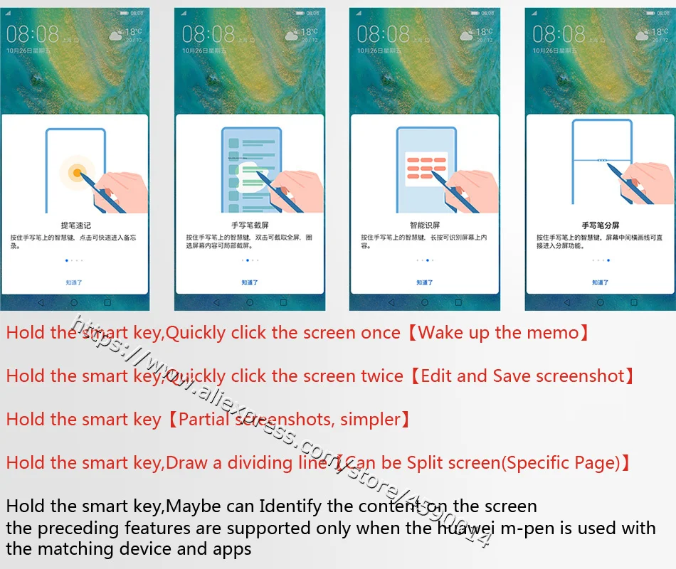M Ручка C-Ever-Pen для оригинального HUAWEI MPen HUAWEI mate 30 mate 30 Pro Stylus mate 20 X mate 20x5G литиевая батарея
