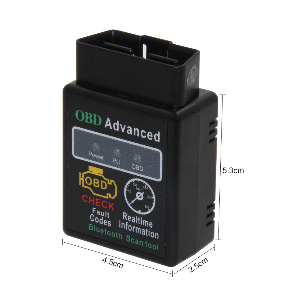 Elm 327 1,5 OBD2 Bluetooth адаптер диагностический сканер для автомобилей Eml327 автомобильный OBD ii диагностический разъем с чипом Pic18F25K80