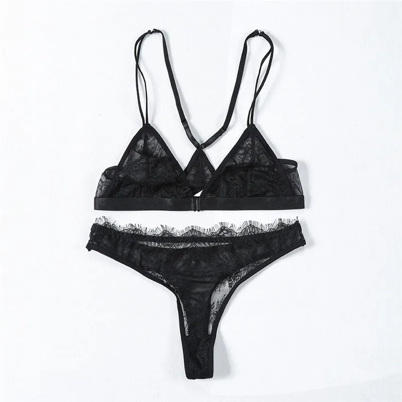 TryMeOn кружевное нижнее белье экзотический лифчик Короткие комплекты женское