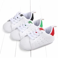 simple white baby toddler shoes sport fashion newborn%c2%a0star letter print anti slip soft sole casual%c2%a0shoes infant first walkers