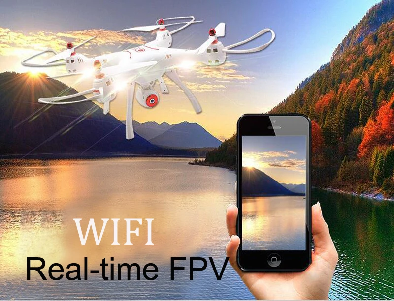 Syma X8SW x8SC WI-FI с видом от первого лица 720P HD Камера или 2MP Камера 6 оси удержания высоты RC Quadcopter RTF р/у или в режиме реального времени H9R 4K Камера drone