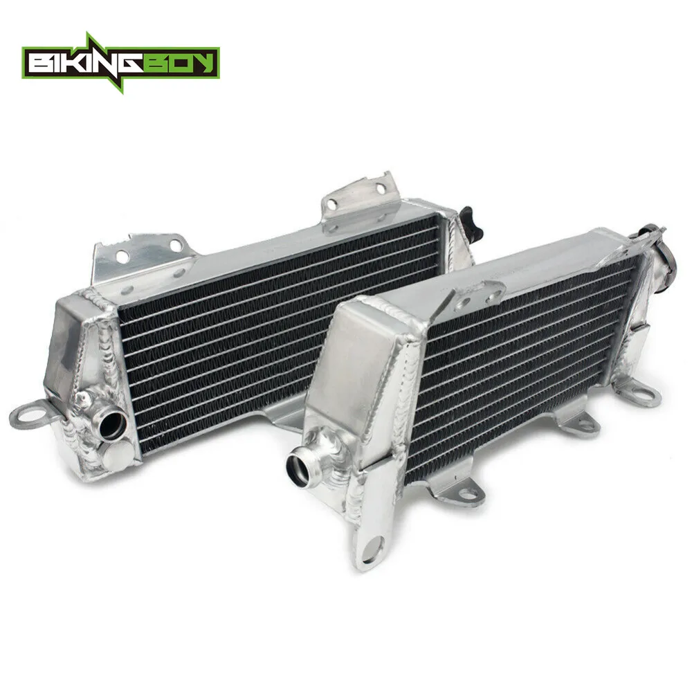 R-086 Pair (L R) BIKINGBOY MX радиатор охлаждения двигателя для Kawasaki KX 125 250 03-08 07 KDX 200 97-06 98KDX 220 02 03 04 05 KX250 19 кулер для воды - Цвет: R-086 Pair (L R)