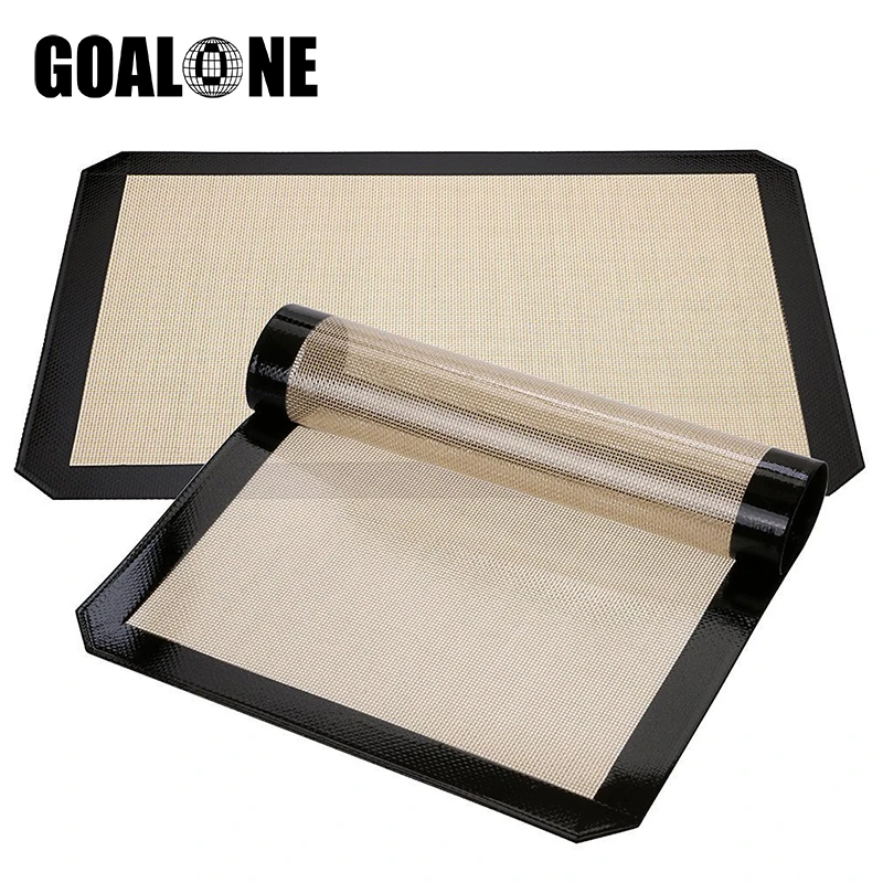 Goalone 3 шт./компл. многоразовые силиконовые формы для выпечки 29,5*42 см Макарон силиконовый коврик Еда Класс силиконовый коврик лист Кухня аксессуары