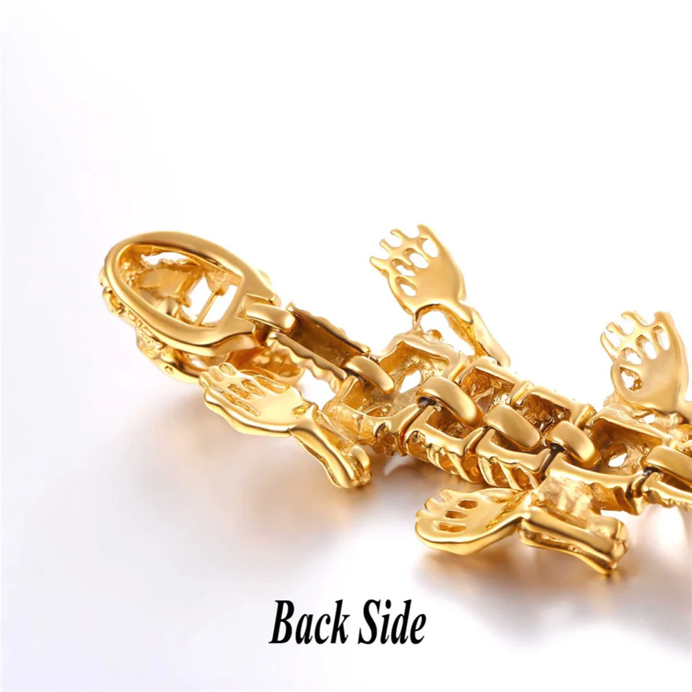 Kpop браслет из нержавеющей стали хип-хоп крутой в виде динозавра тираннозавра