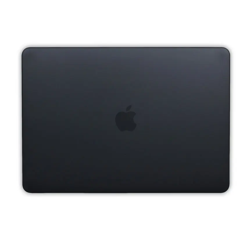 Прозрачный кристалл ноутбука чехол для Apple MacBook Air 13 retina 13 15 12 Pro A1342(207/516) белый чехол для ноутбука 13,3 дюймов - Цвет: Black