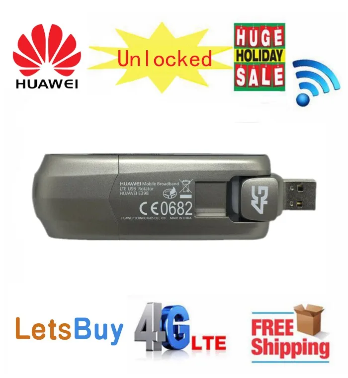 

Unlocked New Huawei E398 E398u-15 with Antenna 4G LTE USB Modem 4G Modem 4G USB Stick USB Dongle Mobile Broadband PK E3372