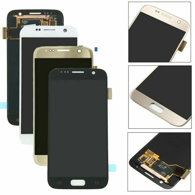 Оригинальный ЖК дисплей Burn in shadow для SAMSUNG GALAXY S7 G930F G930A сменный сенсорный экран с
