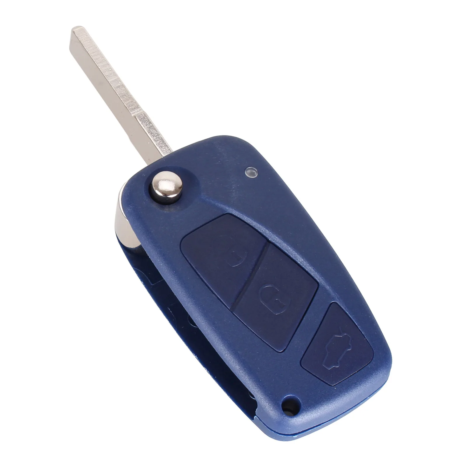 KEYYOU 3 кнопки 3 BTN для FIAT 3 кнопки Punto Ducato Stilo, Panda Флип складной пульт дистанционного ключа автомобиля оболочки чехол SIP22 лезвие