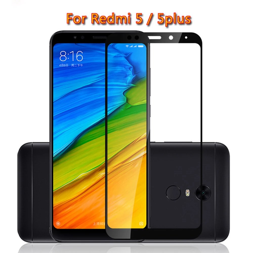 3D закаленное стекло для xiaomi redmi note 5 pro plus 5A 4 4X S2 Защитное смартфона Защитная пленка