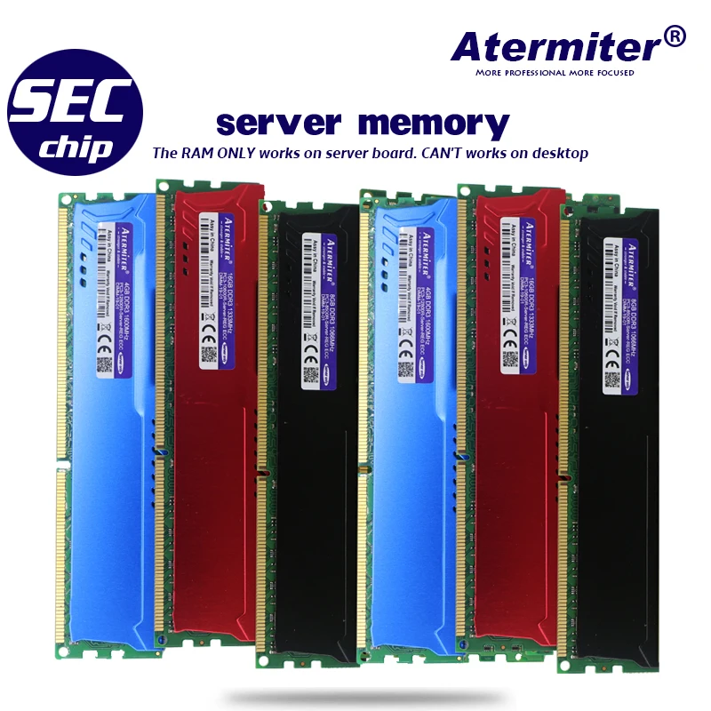 16GB 8GB 4GB 32GB DDR3 PC3 1066Mhz 1333Mhz 1600Mhz 1866Mhz Память сервера 8G 4G 1333 1600 1866 ECC REG 14900 12800 радиатор