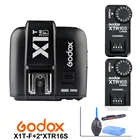 Godox X1T-F TTL 2,4G беспроводной триггер для Fujifilm + 2X XTR-16S флэш-приемник для V850V860CV850IIV860IICV860NV860II-F