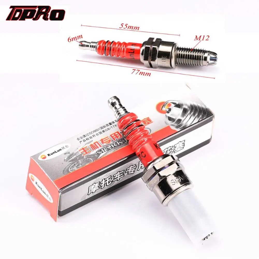 Свеча зажигания TDPRO 3 электрода для CG 125cc 150cc 200cc CF250 CH250 двигатель мопеда скутера