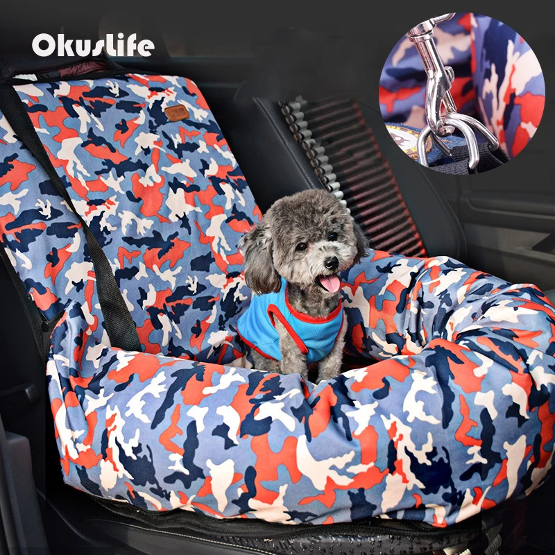 Comprare Portable Pet Dog Cat Auto Seggiolino Di Sicurezza Della Copertura Della Protezione Zerbino Impermeabile Dog Car Carrier Carrello Booster Copertura Di Sede Del Cane Del Camuffamento Letto