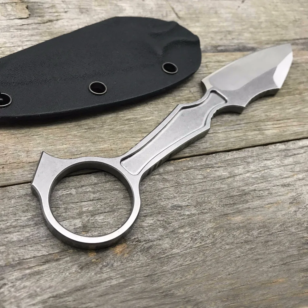 LDT GITFO охотничий нож D2 лезвие ручка с фиксированным лезвием Карманные охотничьи