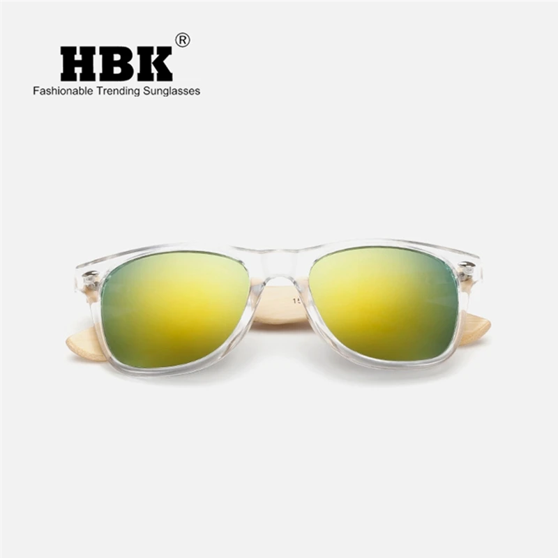 Мужские солнцезащитные очки ручной работы HBK бамбуковые UV400 K40009P 2018|Мужские очки| |