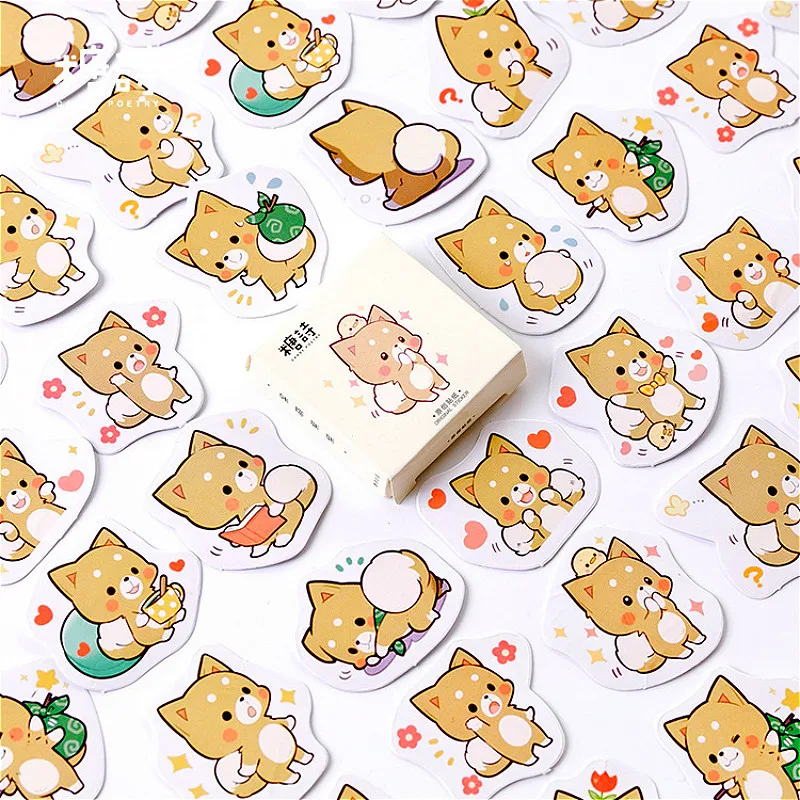 45 шт./компл. Косплей Shiba «Лисья Секретная служба»(Inu закладки свежий милый книги маркер страницы студенческие канцелярские принадлежности для школьных канцелярских товаров