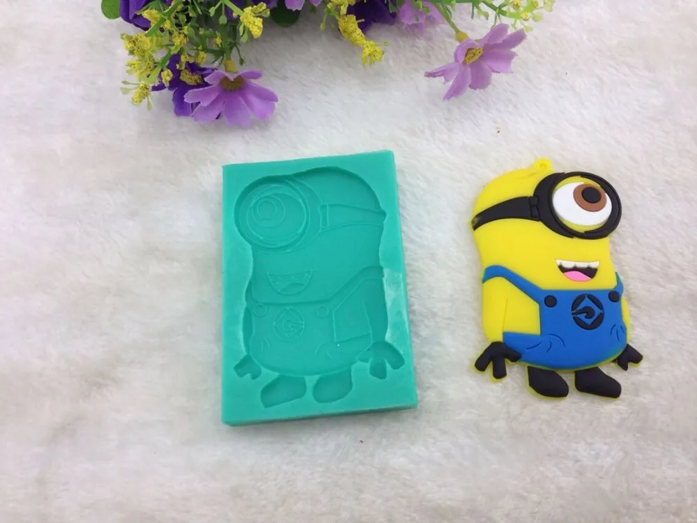 Feihuan 1 шт DIY Миньоны кружева торт Силиконовая форма помадка Плесень День рождения