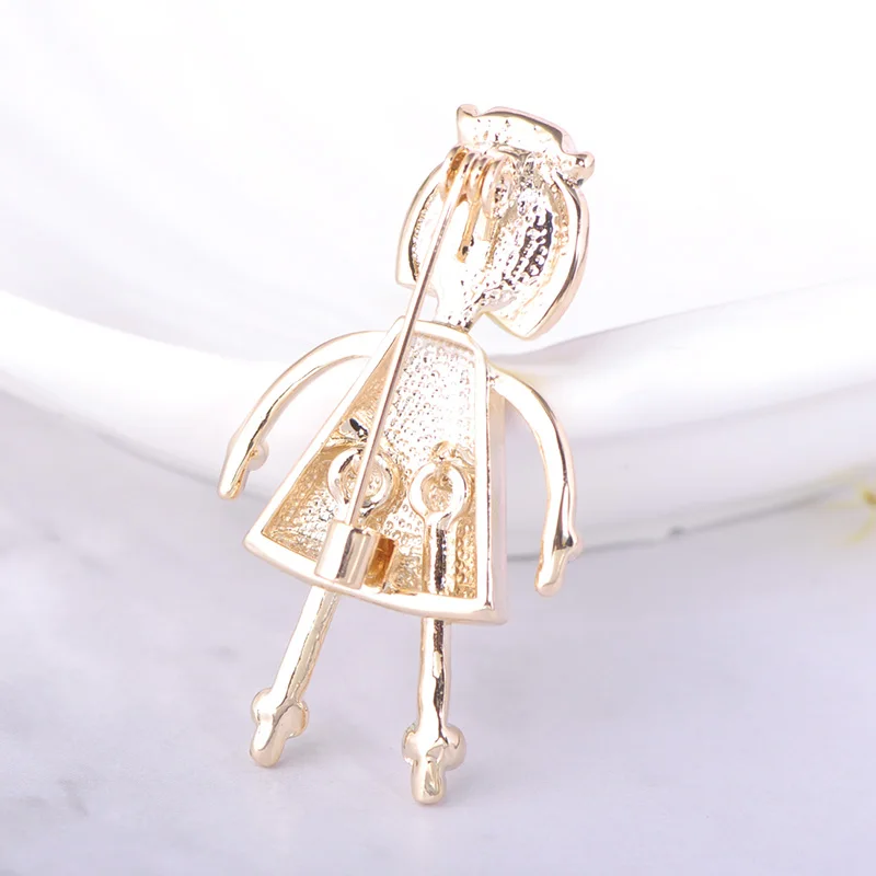 Симпатичная эмалированная брошь Funmor для медсестры булавки из сплава женщин и