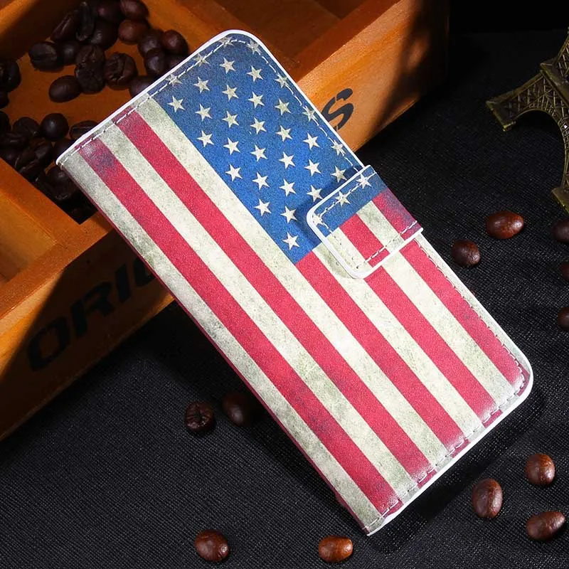 Чехол для телефона с картинками из мультфильмов для Samsung Galaxy A5 (2015) Fashion Leather Samsung A5000 A500F Flip Wallet Cover.