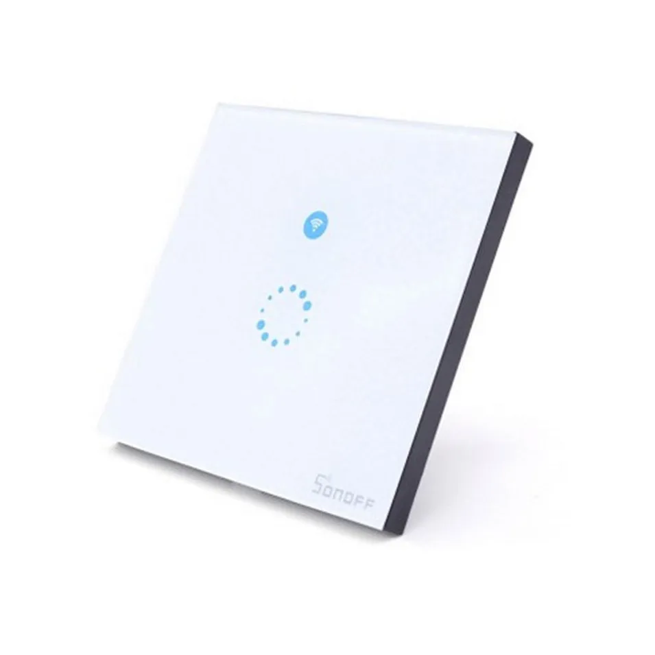 ITEAD sonoff Wi-Fi сенсорный выключатель EU/US Интеллектуальные 1 способ света Панель умный