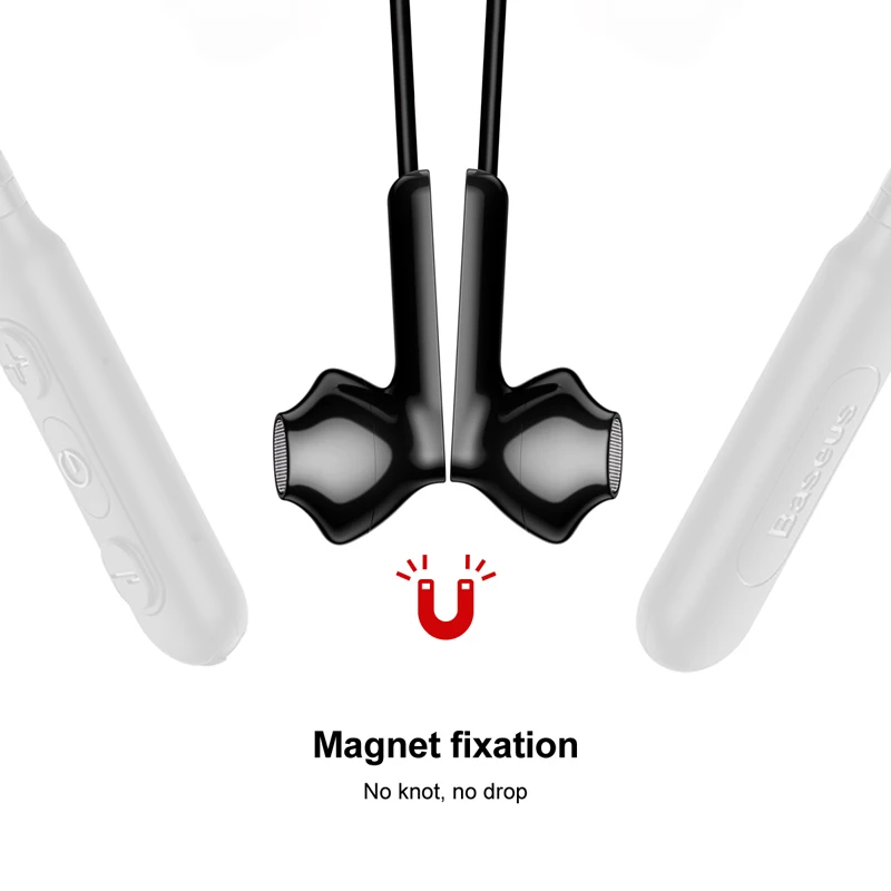 Baseus S16 Bluetooth наушники Встроенный микрофон беспроводные легкие шейные спортивные наушники стерео auriculares для телефона