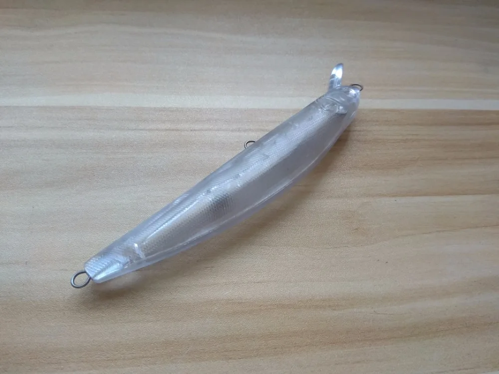 5 шт. Неокрашенная рыболовная приманка жесткие приманки Воблер для рыбалки