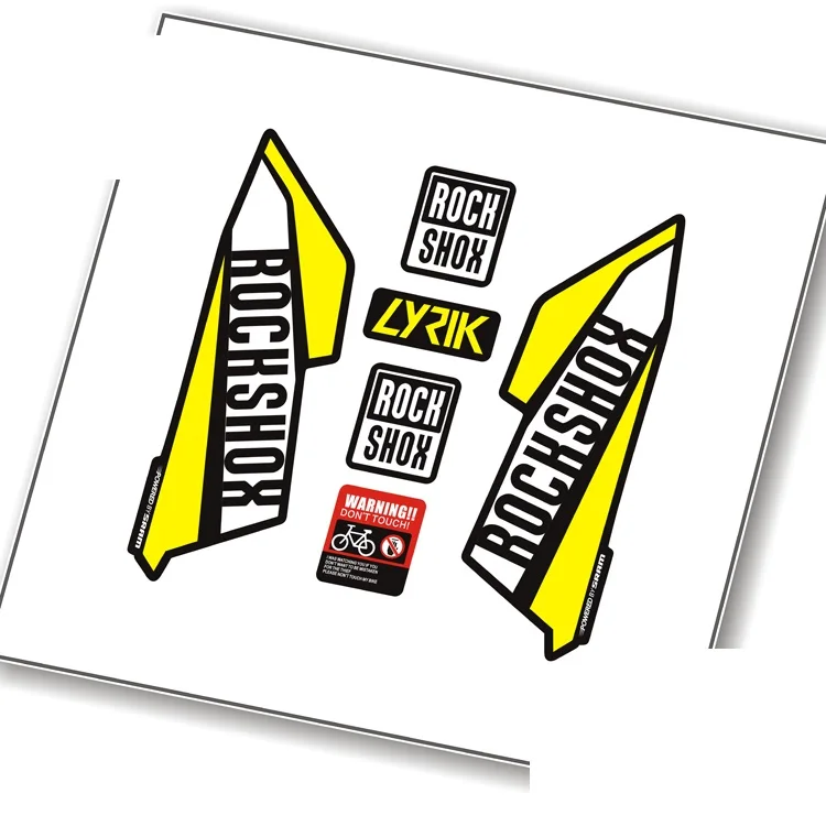 Наклейка для велосипеда Lyrik вилка наклейка горы передняя наклейки амортизатор