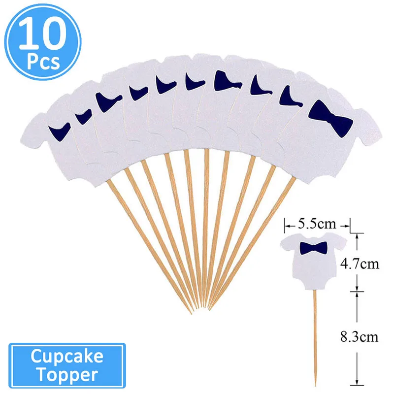 10pcs white clothes Lincaier/10 шт.; детская одежда для мальчиков и девочек; топперы для кексов; украшения для дня рождения; Детские сувениры; принадлежности для детского душа - Цвет: 10pcs white clothes