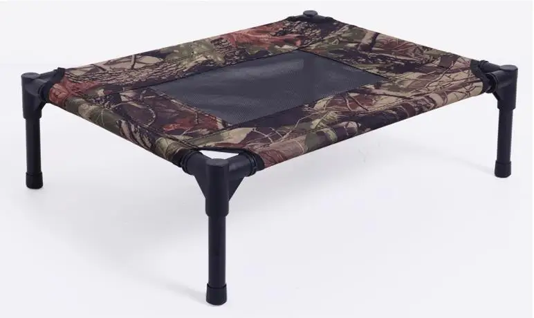 Camouflage with mesh Petminru Ткань Оксфорд складная кровать для домашних животных СЪЕМНЫЙ питомник собачий дом диваны стальная походная кровать Крытый Открытый Портативный Питомник Кровать для сна - Цвет: Camouflage with mesh