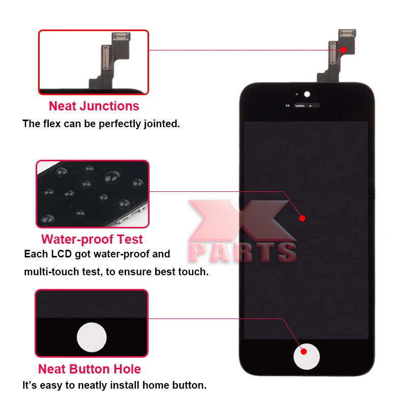 Бесплатная Доставка 100% Тестирование Проходит 6 месяцев Гарантии Черный Замена