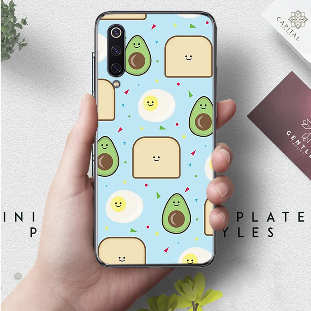 2 Авокадо аксессуары силиконовый чехол для xiaomi mi 5X6 6X8 9 SE 9T Pro CC9E CC9 A3 F1 A1 A2 Lite MAX 3 - Цвет: 2