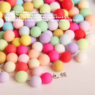 20 шт./лот полимерная глина миниатюрные яркие сахарные конфеты 4 мм ~ 5 кабошон для