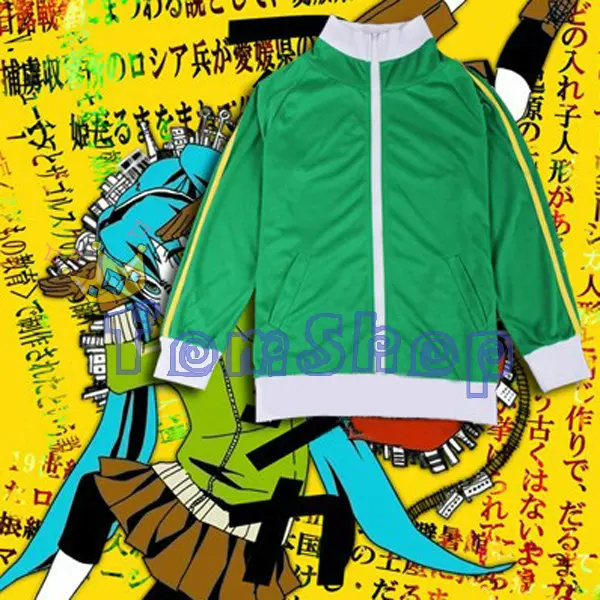 Аниме Вокалоид Матрешка Мику Линн Рин ГУМИ костюм для косплея толстовка куртка