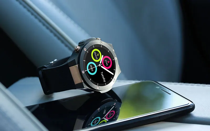 Microwear H2 Смарт-часы MTK6580 Водонепроницаемость в течение всего срока эксплуатации 1 4