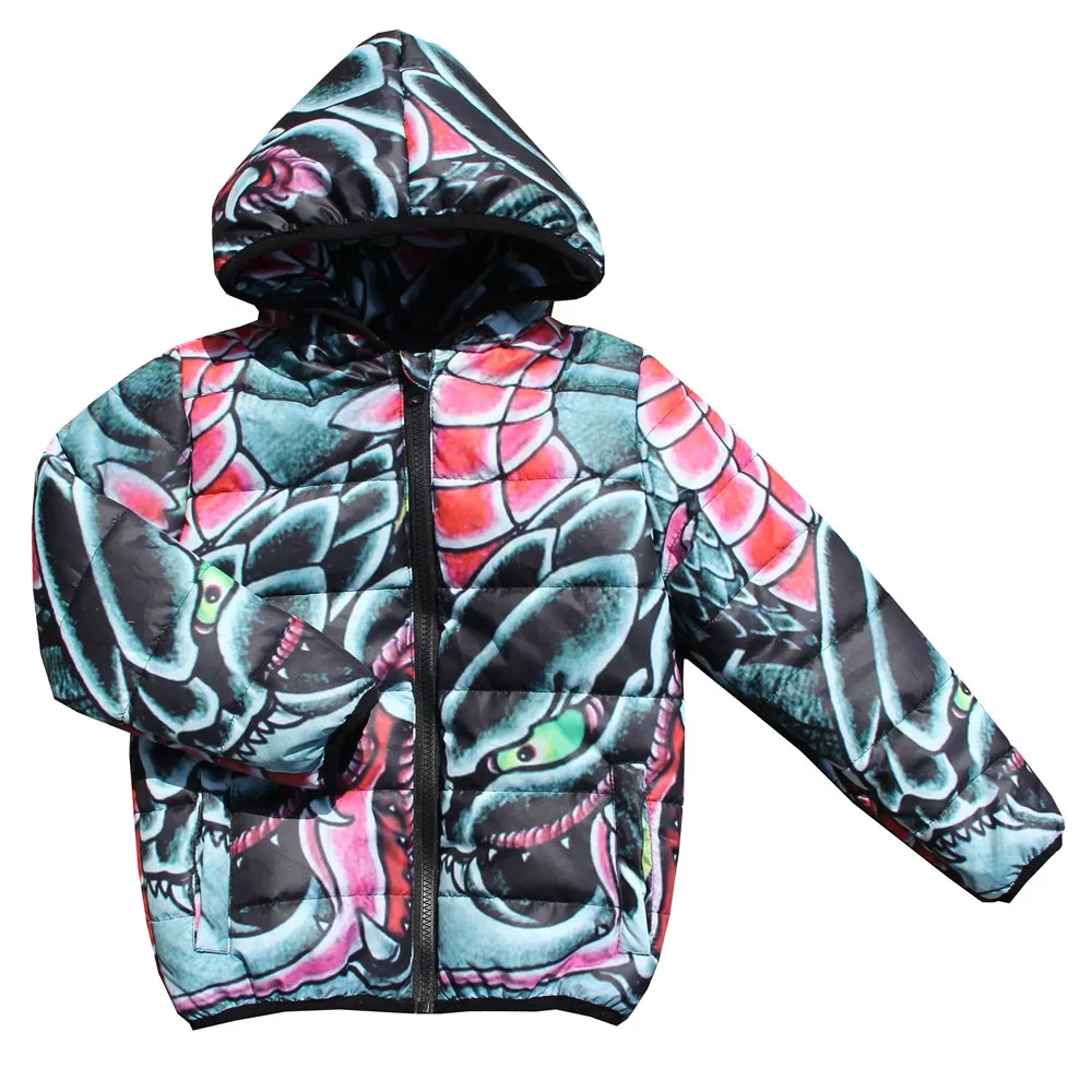 Детское теплое пальто для мальчиков и девочек модная осенне-зимняя куртка с