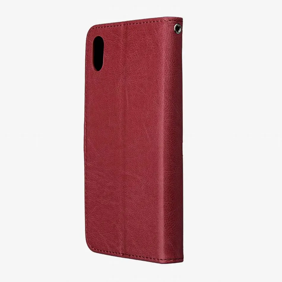 Простые кожаные чехлы, чехлы-книжки для Apple iPhone 4G 5G 6G 7G 8G 6+ 7+ 8+ подставка Fundas, одноцветная Рамка Держатель карточки Coque P08G